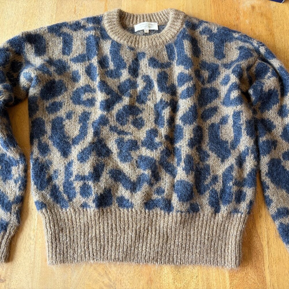 Sezane Octave Sweater Leopard S